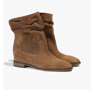 Hidden wedge bootie